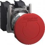 Complete emergency stop push button, Harmony XB4, Explosive atmosphere, TURN TO RELEASE XB4BS8445GEX | 3606489486037