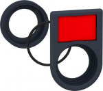 Flush mounting kit, Harmony XB5, mounting kit 30mm for push buttons and pilot lights 22mm, plastic, ZB5AZ025 | 3606485440262