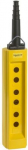 Empty pendant control station, Harmony XAC, plastic, yellow, 6 cut outs, for cable 10...22mm XACB06 | 3389110640526