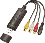 USB 2.0 A/V grabber, USB-A/M to 3x RCA + Mini-DIN 5/F, Windows 11 VG0030A | 4052792072068