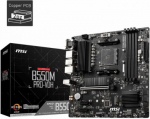 Mainboard MSI AMD B550 SAM4 MicroATX Memory DDR4 Memory slots 4 2xPCI-Express 3.0 1x 1xPCI-Express 4.0 16x 2xM.2 1x15pin D-sub 1xHDMI 1xDisplayPort 2xAudio-In 1xAudio-Out 2xUSB 2.0 4xUSB 3.2 1xPS/2 1xRJ45 B550MPRO-VDH B550MPRO-VDH | 4719072758417