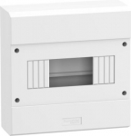 Micro Pragma surface enclosure - IP30 - 1x8modules - reversible transparent door 10208 | 3303430102083