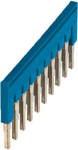 Plug-in bridge, 10 tracks 4mm2, blue NSYTRAL410BL | 3606480534188