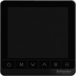 Thermostat, Spacelogic, fan coil on/off, networking, touchscreen, 4P, 3 fan, modbus, 240V, black TC907-3A4LMAB | 3606481011565