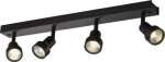 Ceiling lamp PURI CW, GU10 QPAR111, 4x50W, black 1002029 | 4024163222471
