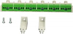 PE terminal 6 x 25 mm&sup2;, 24 x 4 mm&sup2; for ENYSTAR enclosure. FIXCONNECT plug-in terminal technology for copper conductors. 68000102 | 4012591105510