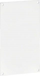 Endcap for BRAP 80x130mm of aluminium in pure white L80329010 | 4012740887946