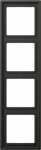 Metal 4-gang frame, anthracite, LS990 AL2984AN | 4011377010437