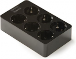Extension 6 sockets, black FM2506N | 8429760421191
