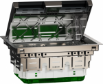 Floorbox L, 8mod, Metal, IP20 Unica system+ INS52125 | 3606489818999