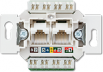 Data outlet mechanism UAE 2xRJ45 - CAT 6 UAE8-8UPOK6US | 4011377151338