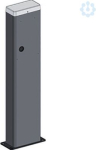 EVlink Wallbox Pedestal/Mounting Column for Charging Station, Black EVP1PBSSG | 3606480935329