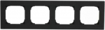 4-gangs frame, 8574 NS, black, Sky Niessen 2CLA857400A1501 | 8427238136356