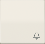 1-gang rocker with symbol "bell", beige, AS500 AS591K | 4011377297753