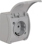 VG-181-03 Koala Gn. poj. 2P+Z SCHUKO n/t IP44 popiel z klapką popiel 61.391 | 5901769016170