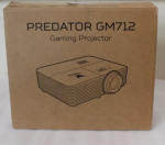 SALE OUT. Acer PREDATOR GM712 Projector, DLP, 4K UHD, 4000lm, 20000/1, HDMI, Black | SALE OUT. Acer PREDATOR GM712 | 4K UHD (3840 x 2160) | 3600 ANSI lumens | Black | USED MR.JUX11.001SO | 2000001388099