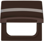 Intermediate Ring with labelling field with Hinged Lid Cover plates Busch-Duro 2000&reg; SI and Reflex SI brown - Allwetter 44 (IP 44) 2CKA001710A3786 | 4011395103975