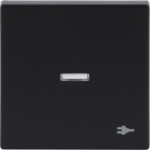 With "Plug" icon. As cover for flush-mounted switch 1g1w DP and 3pole with neon lens and marking "I O" As cover for flush-mounted 1gang 1way, 1gang 2way switch, intermediate switch, push-button and control switch 1gang 2way. 2CKA001751A3157 | 4011395 ...