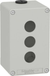 Die cast empty control station, Harmony XAP, XB2 SL, zinc alloy, grey, M20, 3 cut outs 22mm, 80x130x XAPD2503 | 3389110001105