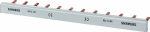 Pin busbar touch-safe, 16 mm2 1-phase+AUX 1016 mm long can be cut, without end caps Additional components for residual current protective devices and miniature circuit breakers from Siemens. The additional components from Siemens are an important par ...
