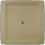 Blanking plate, DELTA style, 68x68mm, Malt gold 5TG1330-0MG | 4047624273454