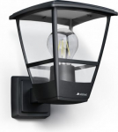 Sensor-switched wall outdoor light L 10 S 15W E27 IP44 Black 084752 | 4007841084752