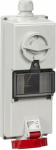 Interlocked socket, Mureva PK, wall mounting, 16A, 3P+N+E, 400V, IP65 82759 | 3303430827597