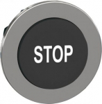 Head for illuminated push button, Harmony XB4, metal, black flush, 30mm, spring return, white marked ZB4FL234 | 3606489582425