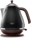 Electric Kettle Icona Vintage KBOV2001BK Standard, Stainless steel, Black, 2000 W, 1.7 L, KBOV2001BK | 8004399771956