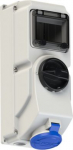CEE socket 4x16A (3P+N+PE) 9h IP44/IP54, switched, interlocked 7615-9 | 9003399998287