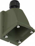 Wall housing for Nautilus sockets, 75x75 (bronze-green) 20168.U | 9003399422348