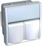 2xRJ455E data connector cover cat.5 UTP ALB45340