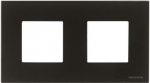 N2272 CN Double frame, black glass, 2 modules Zenit 2CLA227200N3102 2CLA227200N3101 | 8427238074818