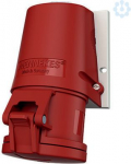 Wall mounted receptacle 32A 5p 6h 400V IP44 32 | 4015394202523