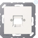 Cover plate, white 1xRJXX AS500WW A569-1NWEWW | 4011377155152