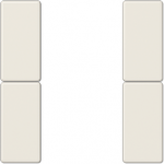 Cover kit 2-gang for push-buttons, beige, for KNX F50, A500 A502TSA | 4011377107267