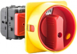 Panel mounted switch PCE MERZ ML032.4-TB/RG5 32A 0-1 4P 3 padlocks IP55 red/yellow ML032.4-TB/RG5 | 5902082026594