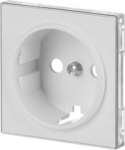 Cover socket outlet, 8588 BL, white, Sky Niessen 2CLA858800A1101 | 8427238134437