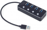 I/O HUB USB3 4PORT/UHB-U3P4P-01 GEMBIRD UHB-U3P4P-01 | 8716309124591