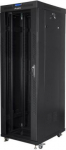 Lanberg | Rack cabinet 19" free-standing 37U/600x800 (flat pack) with glass door, LCD | FF01-6837-12BL | Black FF01-6837-12BL | 5901969430400