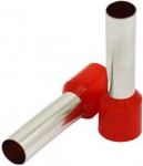 Insulated end sleeve 35mm2/25mm, red, 50 pcs ES035025RD | 4752255025289