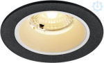 NUMINOS&reg; S, Recessed ceiling light, 3000 K, 40&deg;, IP20, round, black / white 1009455 | 4024163312998