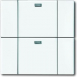 WaveLine Wall sensor 2 channel Wireless studio white - Platform 63 2CKA006730A0039 | 4011395134276