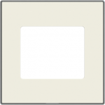 Color: White   Cover plate for Radio BT-connect sound module code: 8168.5   Included: cover plate and mounting grid   Without fixing claws 2CLA856850A1101 | 8427238190143