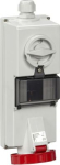 Interlocked socket, Mureva PK, wall mounting, 32A, 3P+N+E, 400V, IP65 83796 | 3303430837961