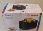 SALE OUT.  | Bosch DesignLine Toaster | TAT3P423 | Power 970 W | Number of slots 2 | Housing material Stainless steel | Black | DAMAGED PACKAGING TAT3P423SO | 2000001411216