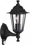 Outdoor wall luminaire PEKING 1x60W 230V E27 IP44 black 915006002701 | 8718696176740