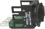 Complete body for push buttons or selector switches, Harmony XB6, single contact, with body fixing c ZB6Z1B | 3389110775334