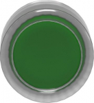 Head for non illuminated push button, Harmony XB4, metal, flush, green, 22mm, spring return, booted, ZB4BPA3 | 3389110966534