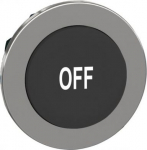 Head for illuminated push button, Harmony XB4, metal, black flush, 30mm, spring return, white marked ZB4FL235 | 3606489582432